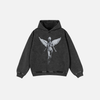 Oversized Angel Statue Faded Sweatshirt
