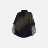 Warm Season Layered Polo Sweatshirt