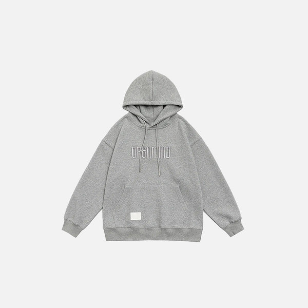 Solid Embroidered Sweatshirt alternatif görünüm