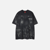 Fashionable Statement O-Neck Collar Graffiti Letter T-Shirt