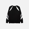 Monochrome Block Stitch Sweatshirt