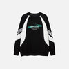 Monochrome Block Stitch Sweatshirt
