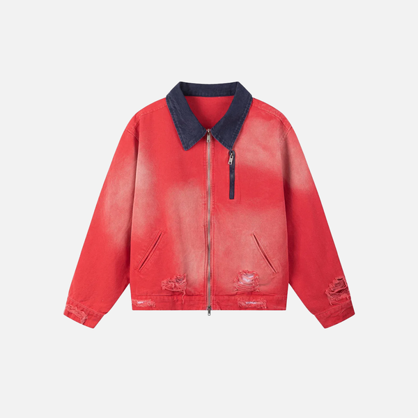 Classic Relaxed Fusion Faded Denim Jacket