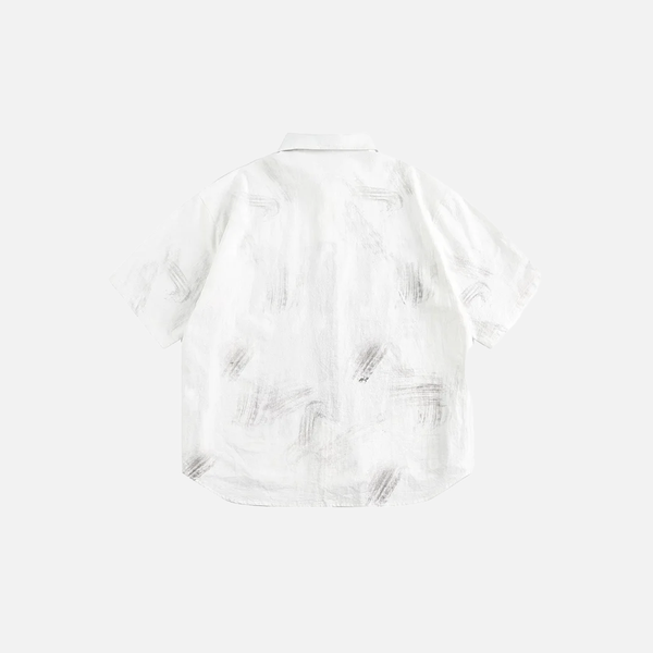 Urban Dog Graffiti Short Sleeve Shirt alternatif görünüm