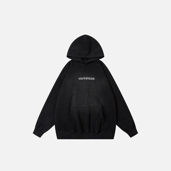 Faded Solid Sweatshirt alternatif görünüm