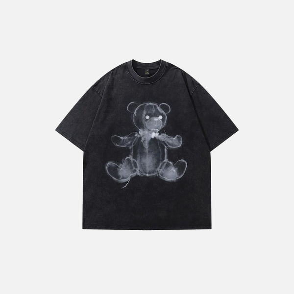 Soft Boxy-Fit Heritage Teddy Forest-Cub Designed T-Shirt
