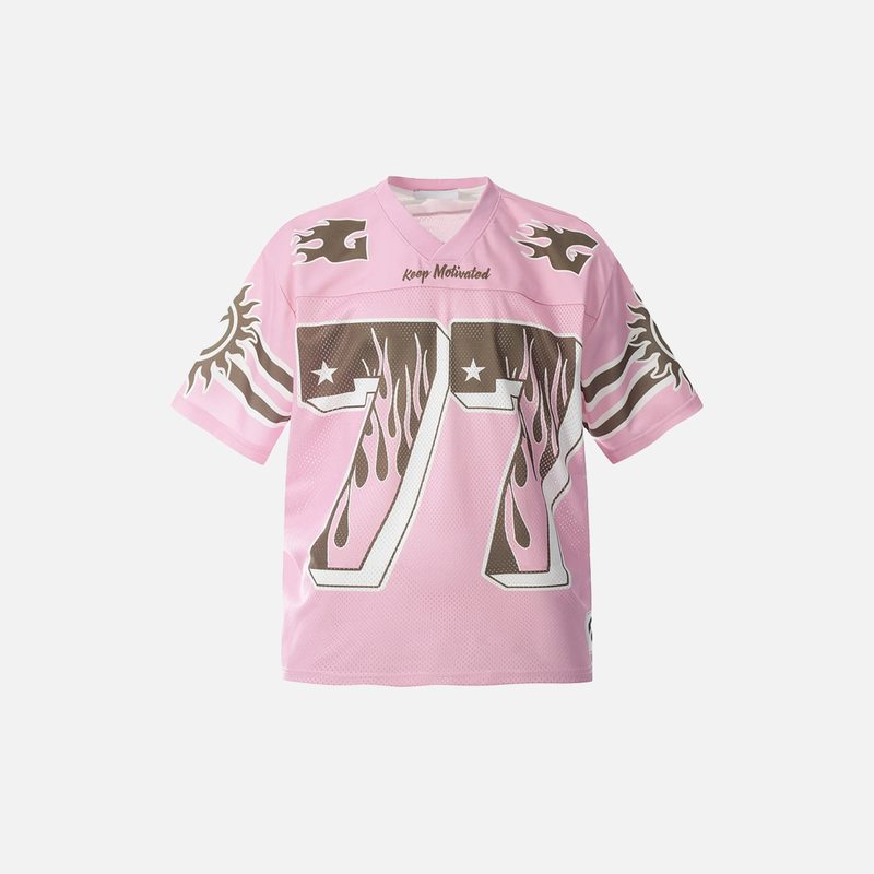 Pink Millennium Mesh Boxy-Fit Inferno Training T-Shirt