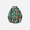 Mens Retro Aloha Tropical Beach Top