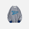 Varsity Stitch Round Neck Sweatshirt