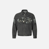 Trendy 2000s Woodland Printed Denim Jacket