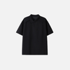 Heat-Wave Enduring Irregular Collar-Knit Collar T-Shirt