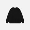Dark Figure Print Sweatshirt