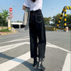Vintage High-Rise Solid Denim