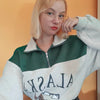 Vintage Kartal Baskılı Sweatshirt