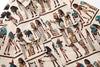 Pharaonic Motif Print Woven Top