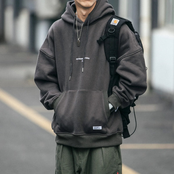 2000s Oversized Fleece Sweatshirt alternatif görünüm