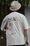 Rubbing Bath Pawed Print T-Shirt