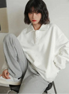 Ivory Cozy Autumn Sweatshirt