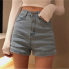 Pinup Rise Chic Denim Shorts