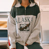 Northern Eagle Print Vintage Top