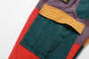 Çok Cepli Color Block Kargo Pantolon, stil görünüm — Navra Wear