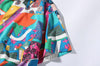 Ukiyo-e Wave Colorful Print Top
