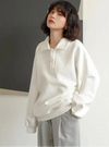 Ivory Cozy Autumn Sweatshirt