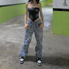 Mosaic Letters Women's Denim