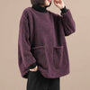 Wool Turtleneck Cozy Sweatshirt