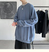 Sade Oversize Uzun Kollu Tişört, kombin görünüm — Navra Wear