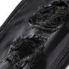 Kadın Yırtık Detaylı Yüksek Bel Jean Pantolon, detay görünüm — Navra Wear