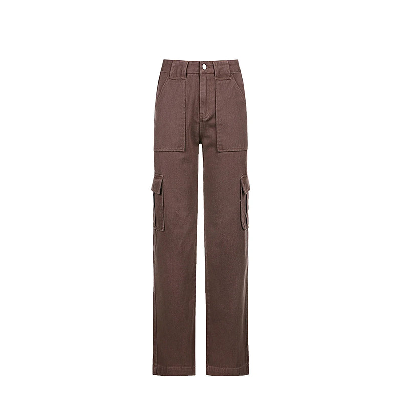 Brown Heritage Relaxed High-Rise Denim