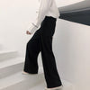 High-Rise Straight Trousers