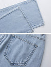 Kadın Y2K Baggy Jean Pantolon, detay görünüm — Navra Wear