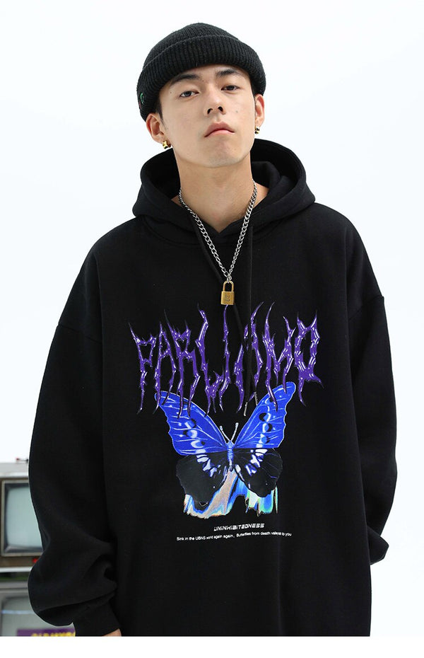 Butterfly Oversized Sweatshirt