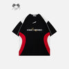 Hipster Drop-Shoulder Spliced T-Shirt