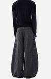 Y2K Wide Leg Pantolon, kombin görünüm — Navra Wear