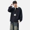 Oversize Basic Sweatshirt, stil görünüm — Navra Wear