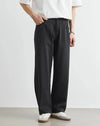 Washed Straight Summer Trousers