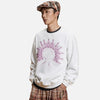 Stud Print Fall Street Sweatshirt