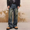 Heritage Faded Cutting Bell Leg Denim