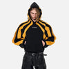 2000s Breathable Flannel Stripe Mosaic Sweatshirt