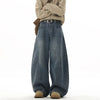 Dark Blue Bell Leg Denim