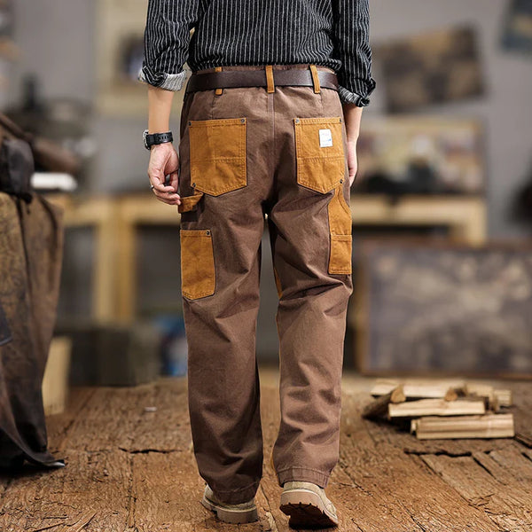 High End Western Style Tide Functional Denim alternatif görünüm