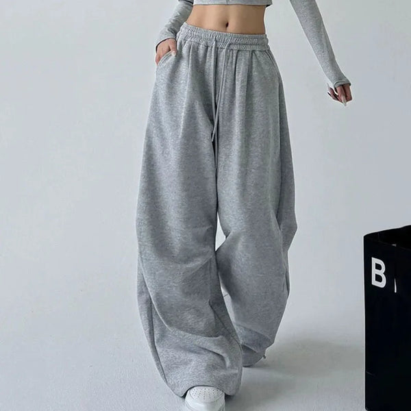 Smoke Cord Sport Wide-Leg