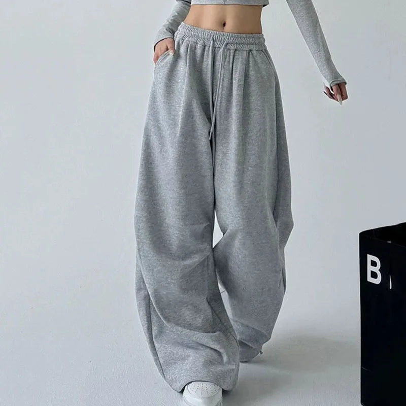 Smoke Cord Sport Wide-Leg