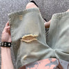 Rugged Cord Denim Shorts