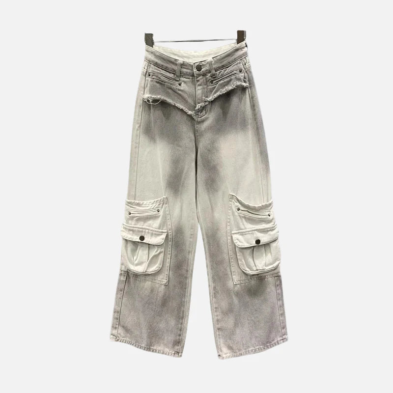 2000s Classic Gradient Street Denim Jeans