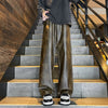 Moto Leather Wide-Leg