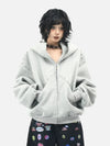 Stud Ear Dark Patchwork Hood